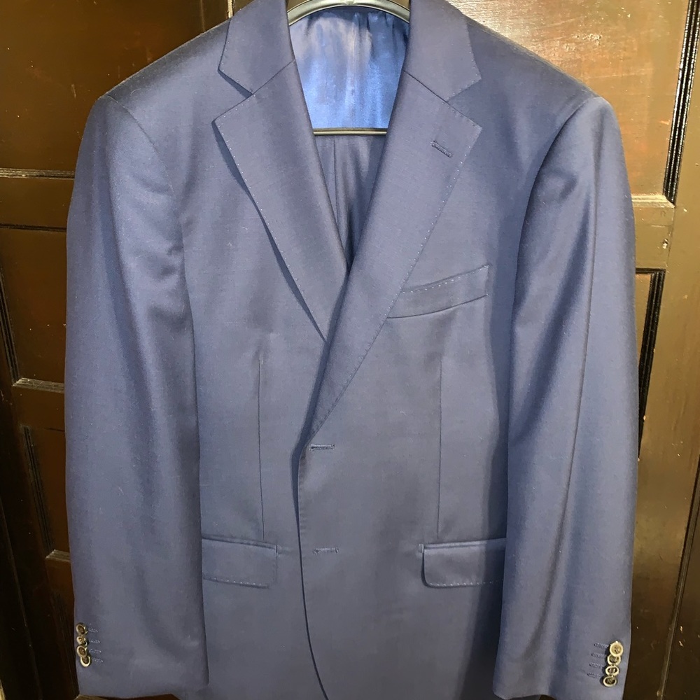 Combatant Gentlemen 42S / 36x30 Slim-Fit Suit Navy